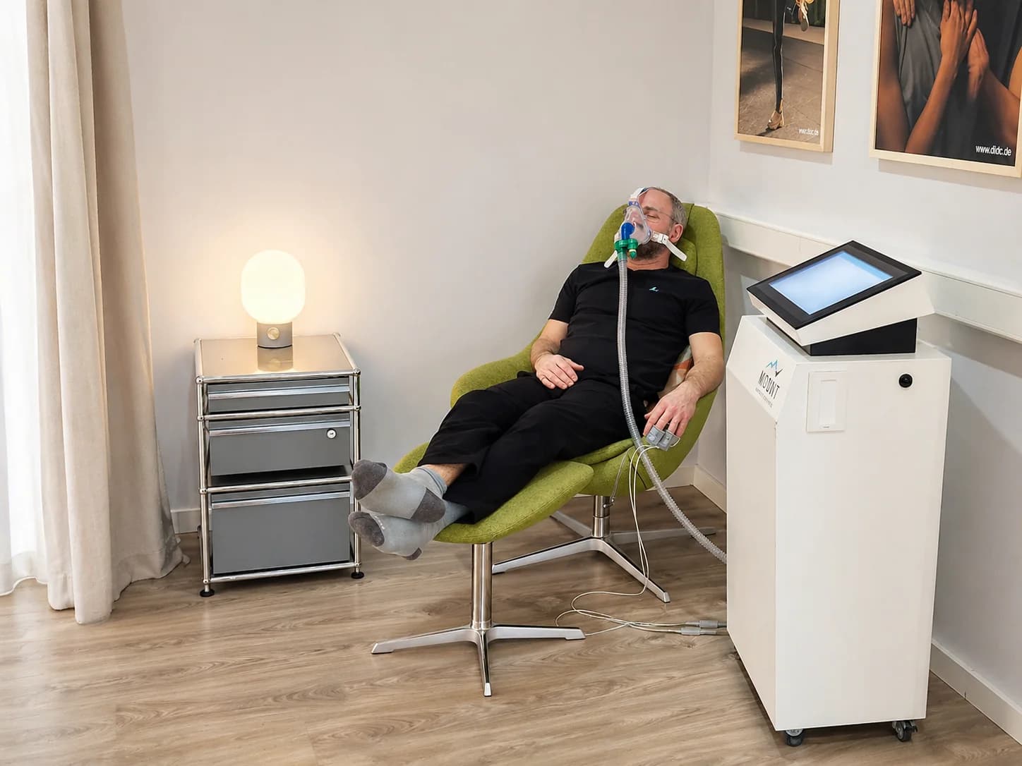 Hypoxie-Therapie in der Praxis mit Mitovit-Gerät